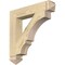 Ekena Millwork Balboa Arts & Crafts Rough Sawn Bracket, Douglas Fir, 4"W x 24"D x 24"H BKT04X24X24BOA03RDF - alternate 1